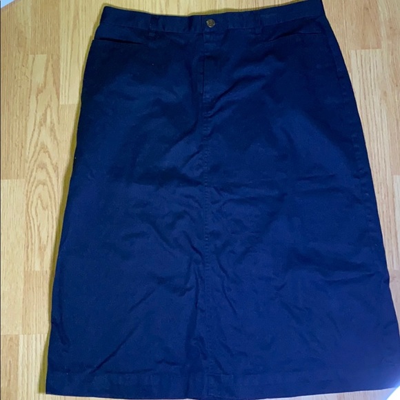 Navy Blue Christopher & Banks Skirt
